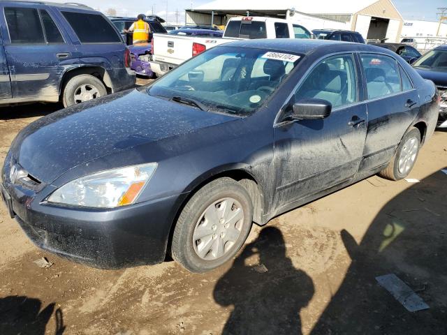 3HGCM56393G702786 - 2003 HONDA ACCORD LX BLUE photo 1