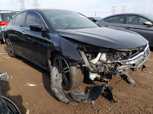 1HGCR2F50GA017615 - 2016 HONDA ACCORD SPORT BLACK photo 4