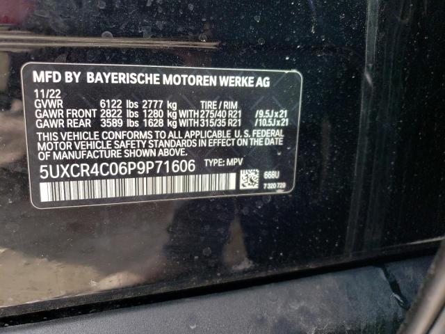 5UXCR4C06P9P71606 - 2023 BMW X5 SDRIVE 40I BLACK photo 13