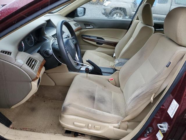 1HGCP26718A135519 - 2008 HONDA ACCORD EX MAROON photo 7