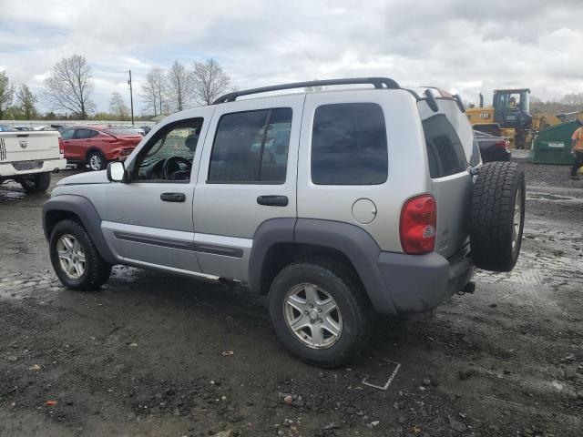 1J4GL48K53W649906 - 2003 JEEP LIBERTY SPORT SILVER photo 2