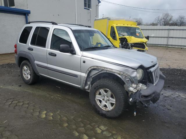 1J4GL48K53W649906 - 2003 JEEP LIBERTY SPORT SILVER photo 4