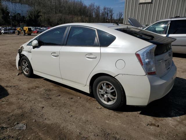 JTDKN3DU4A0118613 - 2010 TOYOTA PRIUS WHITE photo 2