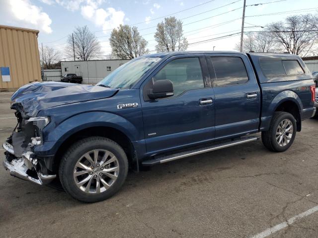 1FTEW1EG7HFC58301 - 2017 FORD F150 SUPERCREW BLUE photo 1