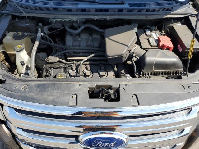 2FMDK4JC0BBA74205 - 2011 FORD EDGE SEL GRAY photo 11