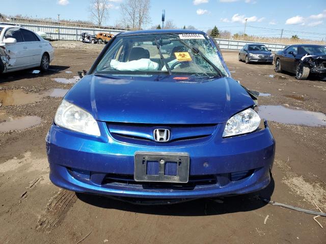 1HGES16324L024457 - 2004 HONDA CIVIC DX VP Mavi foto 5