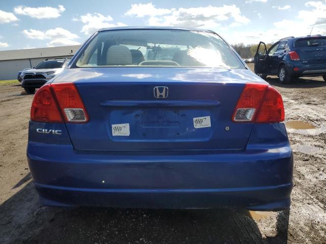 1HGES16324L024457 - 2004 HONDA CIVIC DX VP Mavi foto 6