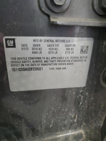 1G11C5SA9DF238021 - 2013 CHEVROLET MALIBU 1LT GRAY photo 13