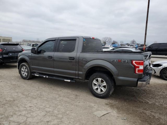 1FTEW1EB5JFA66045 - 2018 FORD F150 SUPERCREW GRAY photo 2