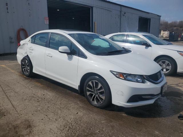 19XFB2F83DE087256 - 2013 HONDA CIVIC EX WHITE photo 4