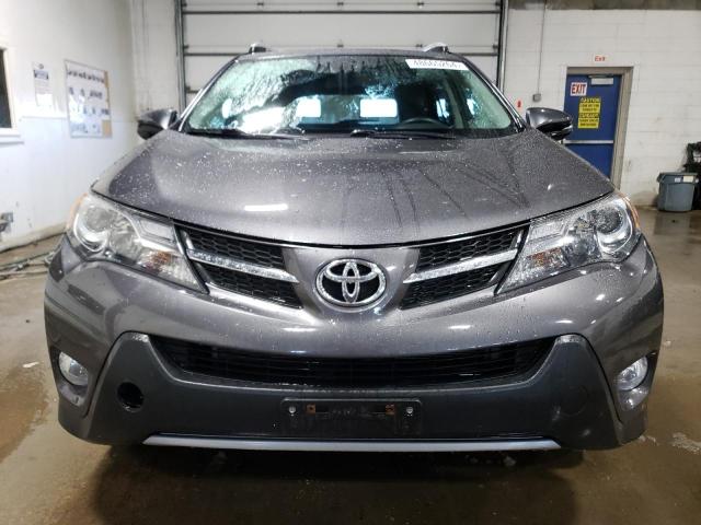 2T3DFREV6EW186980 - 2014 TOYOTA RAV4 LIMITED GRAY photo 5