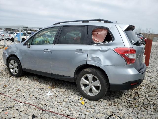 JF2SJAHC9GH487996 - 2016 SUBARU FORESTER 2.5I LIMITED SILVER photo 2