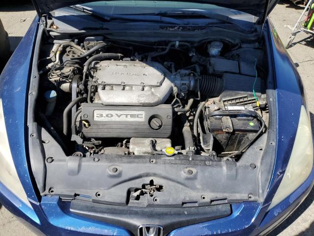 1HGCM82643A024951 - 2003 HONDA ACCORD EX BLUE photo 11