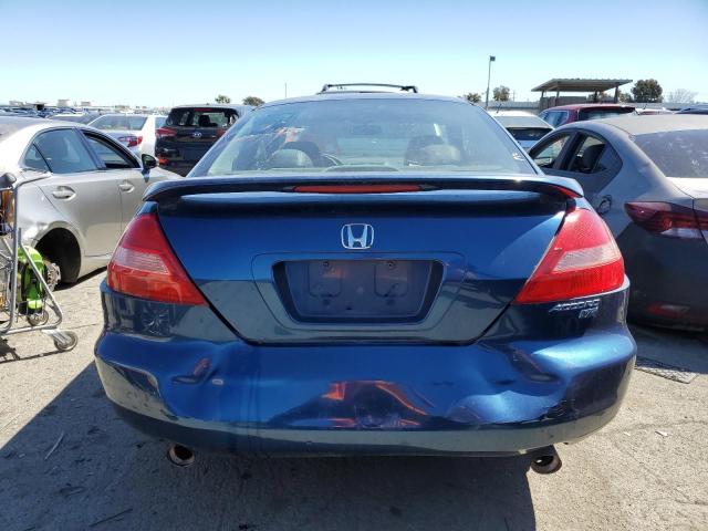 1HGCM82643A024951 - 2003 HONDA ACCORD EX BLUE photo 6