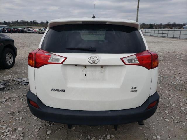 2T3BFREVXFW276450 - 2015 TOYOTA RAV4 LE WHITE photo 6