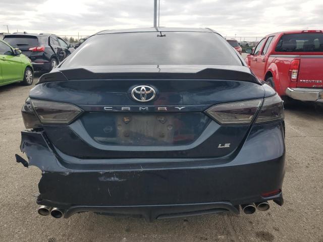 4T1B11HK3JU663800 - 2018 TOYOTA CAMRY L BLUE photo 6