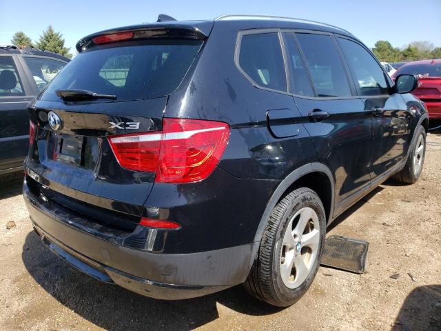 5UXWX5C5XBL701610 - 2011 BMW X3 XDRIVE28I BLACK photo 3