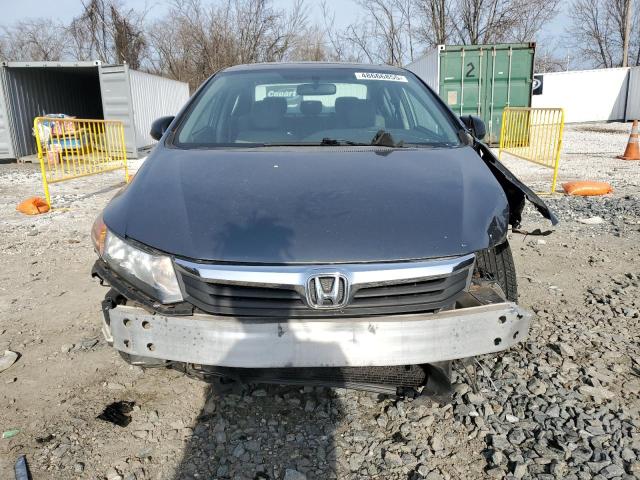 2HGFB2F93CH580397 - 2012 HONDA CIVIC EXL GRAY photo 5