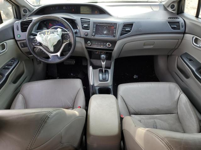 2HGFB2F93CH580397 - 2012 HONDA CIVIC EXL GRAY photo 8