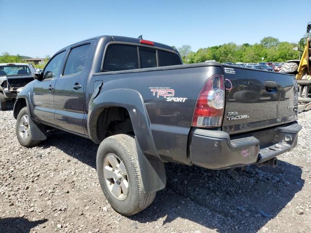 5TFJU4GN8CX018436 - 2012 TOYOTA TACOMA DOUBLE CAB PRERUNNER GRAY photo 2