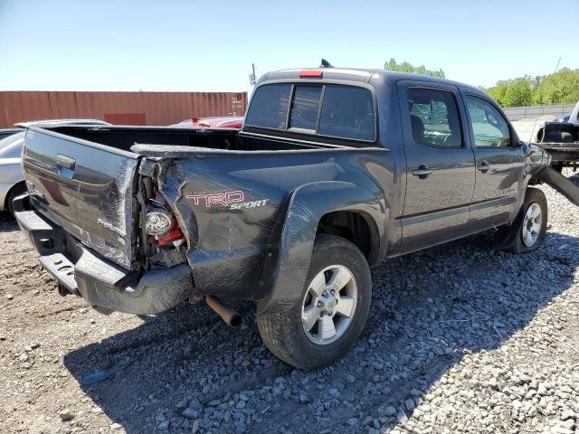 5TFJU4GN8CX018436 - 2012 TOYOTA TACOMA DOUBLE CAB PRERUNNER GRAY photo 3