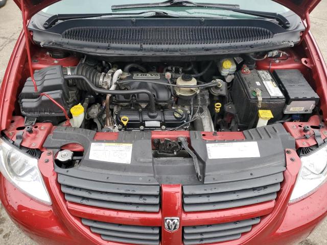 2D4GP44L16R699971 - 2006 DODGE GRAND CARA SXT RED photo 11