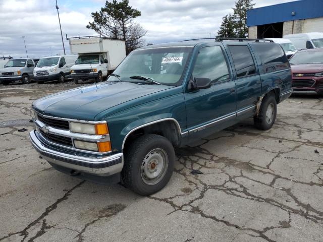 1GNFK16R3VJ397311 - 1997 CHEVROLET SUBURBAN K1500 GREEN photo 1