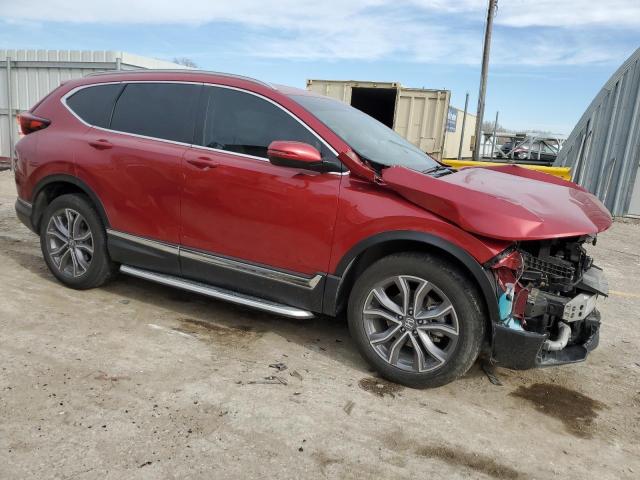 2HKRW2H97MH639702 - 2021 HONDA CR-V TOURING RED photo 4