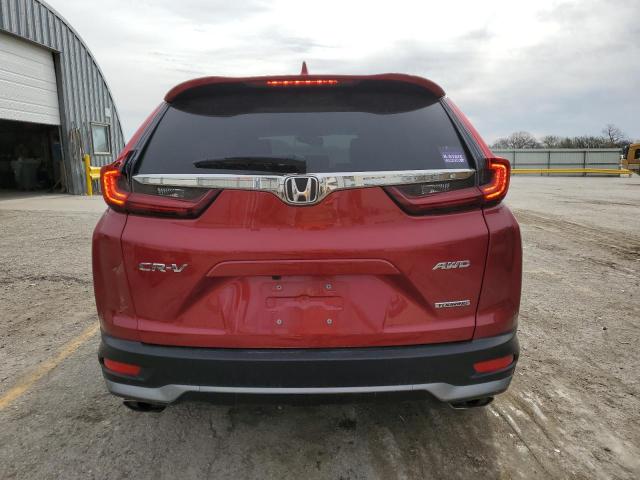 2HKRW2H97MH639702 - 2021 HONDA CR-V TOURING RED photo 6