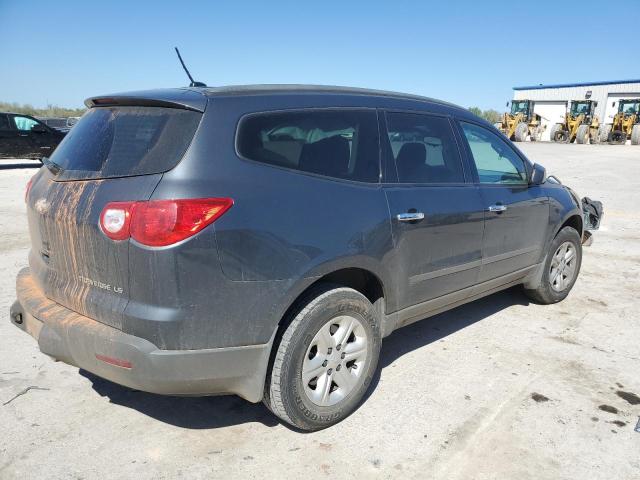 1GNKRFED9CJ422450 - 2012 CHEVROLET TRAVERSE LS CHARCOAL photo 3