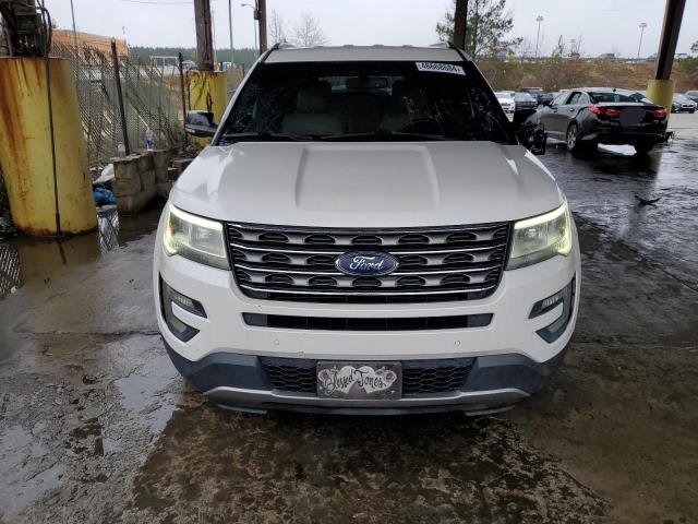 1FM5K7DH2HGB50439 - 2017 FORD EXPLORER XLT WHITE photo 5