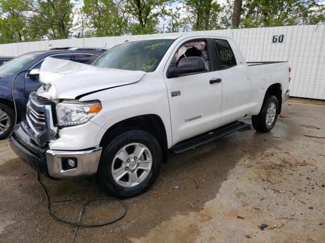 5TFUW5F11GX576050 - 2016 TOYOTA TUNDRA DOUBLE CAB SR/SR5 WHITE photo 1