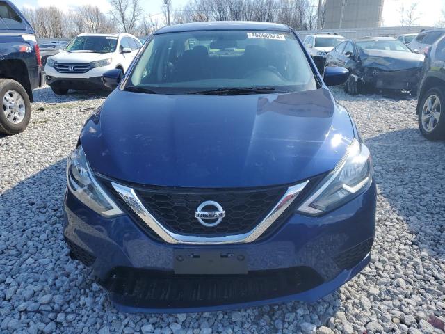 3N1AB7AP3HY296123 - 2017 NISSAN SENTRA S BLUE photo 5