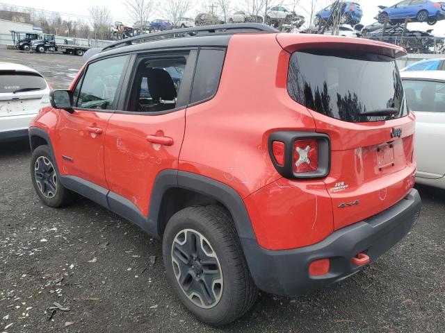 ZACCJBCT3GPE06211 - 2016 JEEP RENEGADE TRAILHAWK RED photo 2