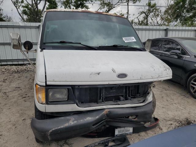 1FTNE24L71HA78947 - 2001 FORD ECONOLINE E250 VAN WHITE photo 5