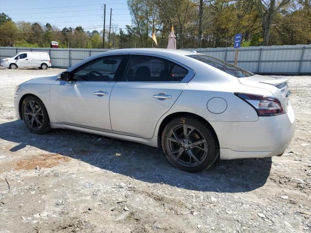 1N4AA5AP6DC828171 - 2013 NISSAN MAXIMA S SILVER photo 2