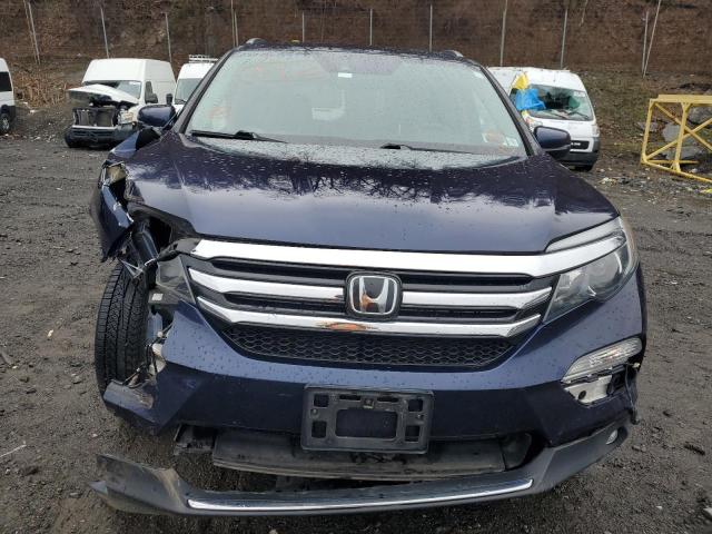 5FNYF6H91HB085290 - 2017 HONDA PILOT TOURING BLUE photo 5