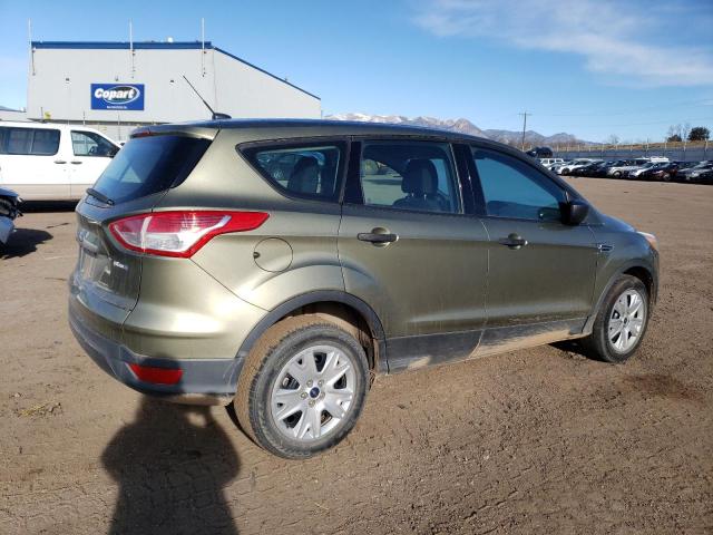 1FMCU0F7XDUB96206 - 2013 FORD ESCAPE S GREEN photo 3