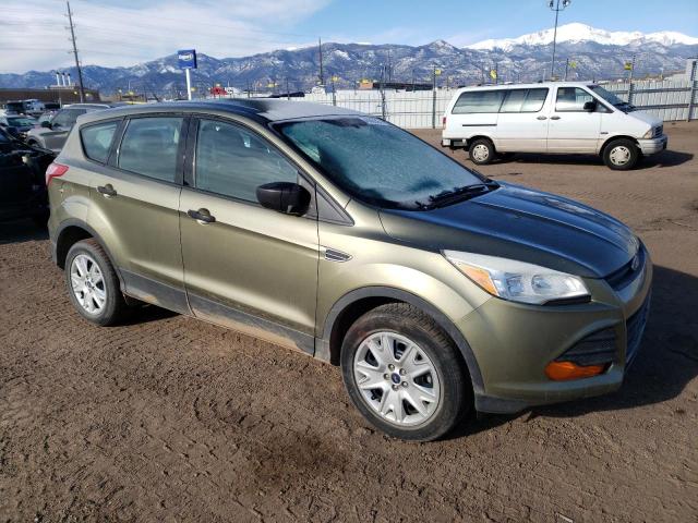 1FMCU0F7XDUB96206 - 2013 FORD ESCAPE S GREEN photo 4