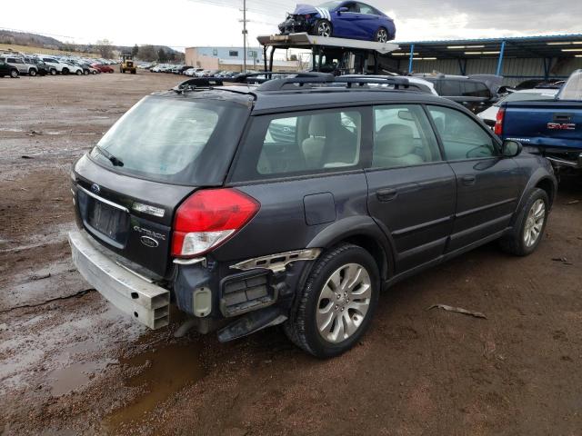 4S4BP61C687318008 - 2008 SUBARU OUTBACK 2.5I GRAY photo 3