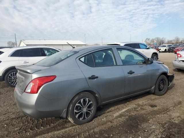 3N1CN7AP6DL854862 - 2013 NISSAN VERSA S GRAY photo 3