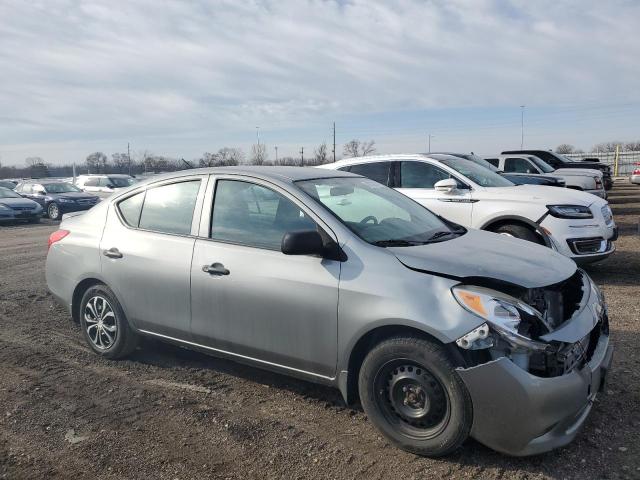 3N1CN7AP6DL854862 - 2013 NISSAN VERSA S GRAY photo 4