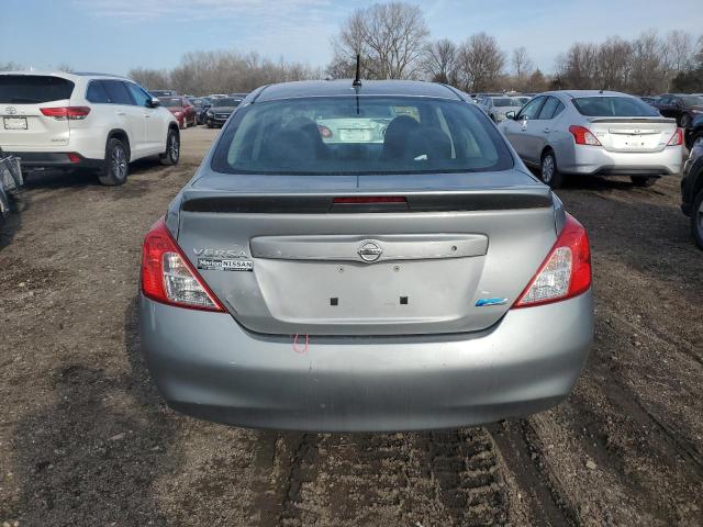 3N1CN7AP6DL854862 - 2013 NISSAN VERSA S GRAY photo 6