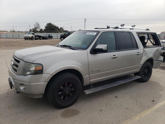 1FMFK20598LA14741 - 2008 FORD EXPEDITION EL LIMITED SILVER photo 1