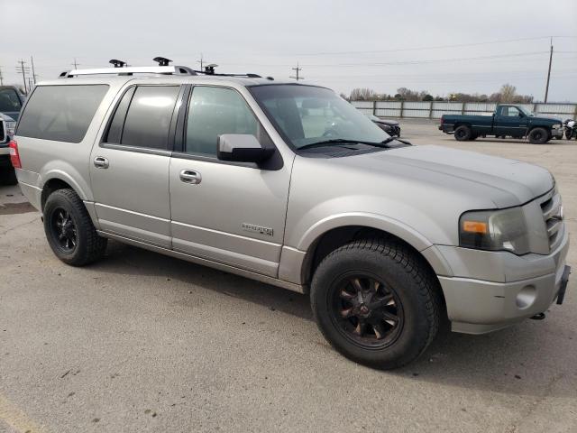 1FMFK20598LA14741 - 2008 FORD EXPEDITION EL LIMITED SILVER photo 4