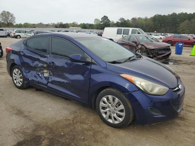 5NPDH4AE8BH030574 - 2011 HYUNDAI ELANTRA GLS BLUE photo 4