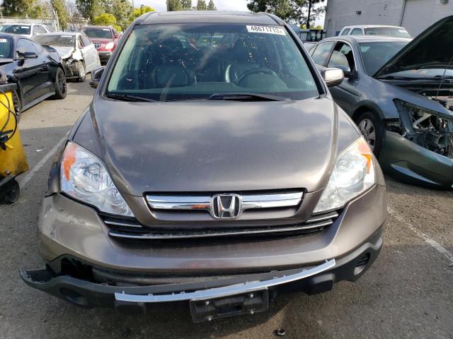 5J6RE38729L005038 - 2009 HONDA CR-V EXL BROWN photo 5