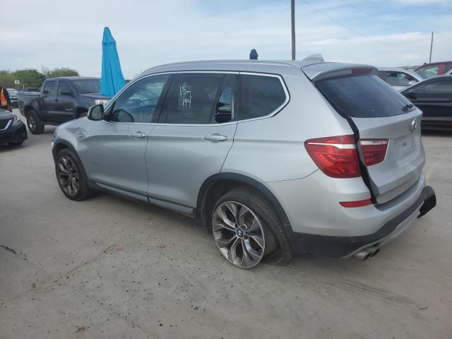 5UXWZ7C57H0U44938 - 2017 BMW X3 SDRIVE28I SILVER photo 2