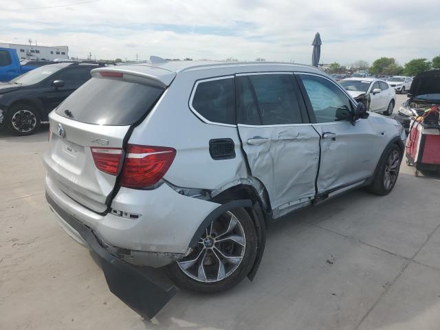 5UXWZ7C57H0U44938 - 2017 BMW X3 SDRIVE28I SILVER photo 3