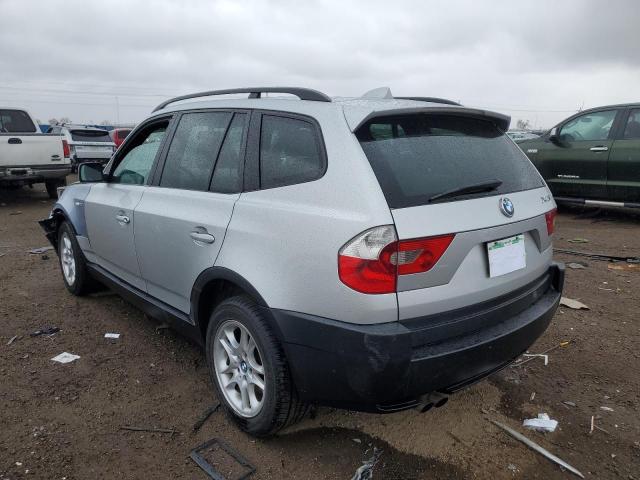 WBXPA73464WB20493 - 2004 BMW X3 2.5I SILVER photo 2